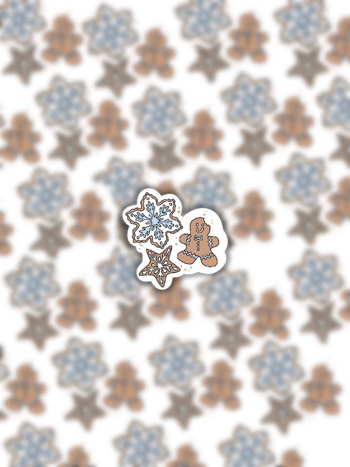 Winter Cookie Stickers for wholesale by CreationsByMaddied