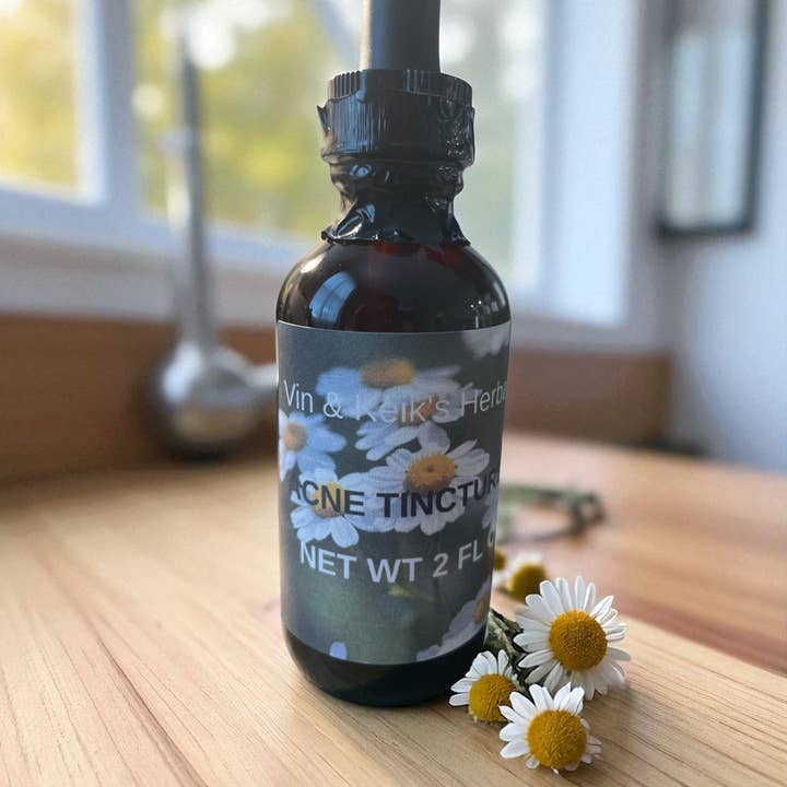 Acne Tincture for wholesale by Vin & Keik’s Herbal Tea, LLC