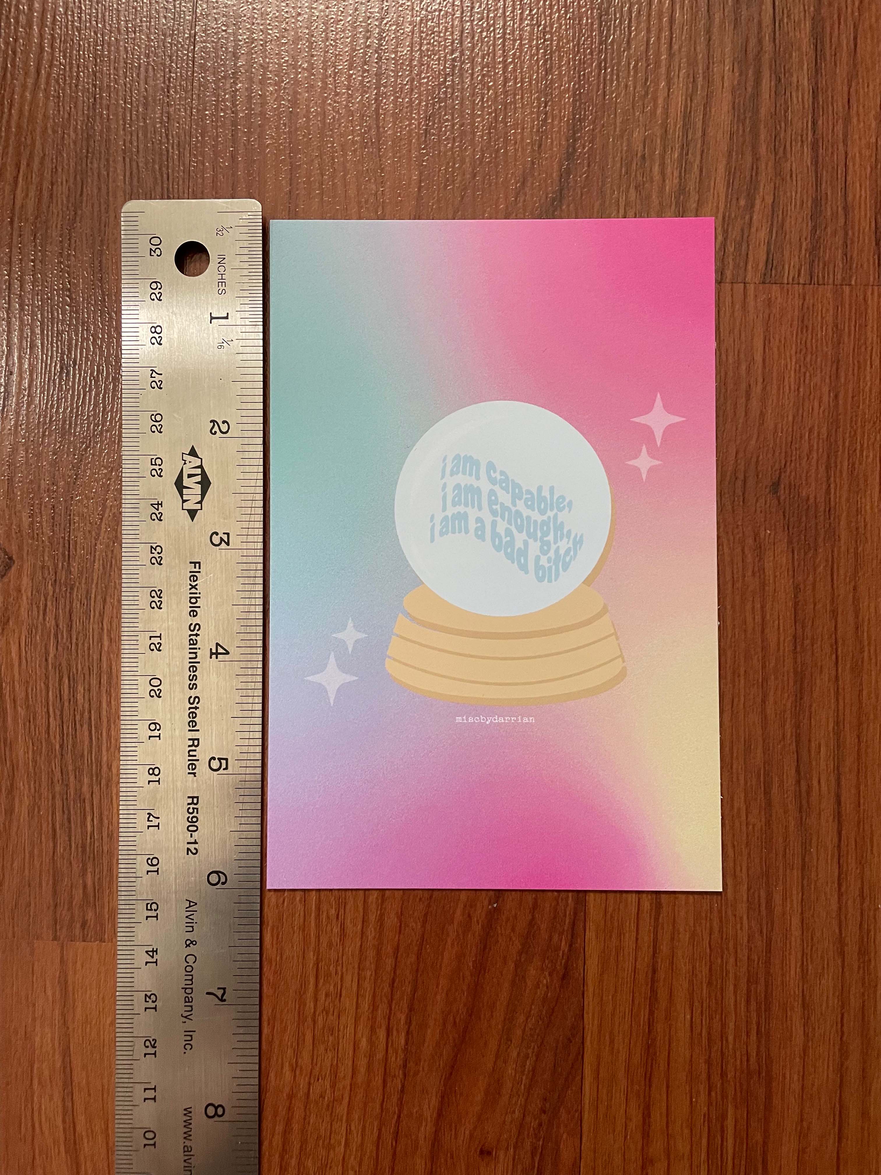 Misc. By Darrian - Wholesale Art Print - I am Capable / Enough / A Bad Bitch Daily Mantra Print1