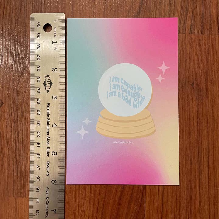 Misc. By Darrian - Wholesale Art Print - I am Capable / Enough / A Bad Bitch Daily Mantra Print1