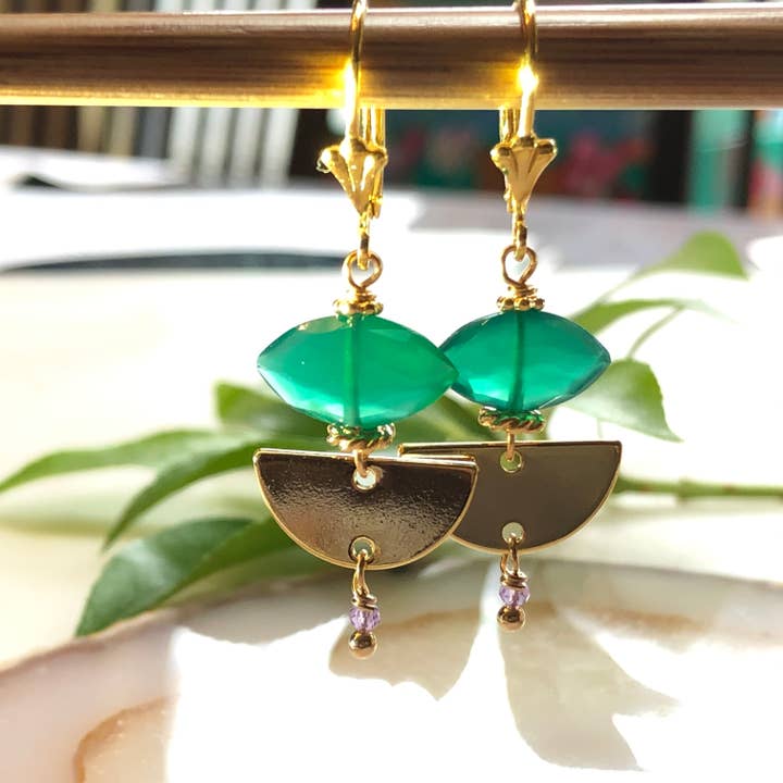 Eclipses Ohrring für den Großhandel von Howling Dog Artisan Jewellery