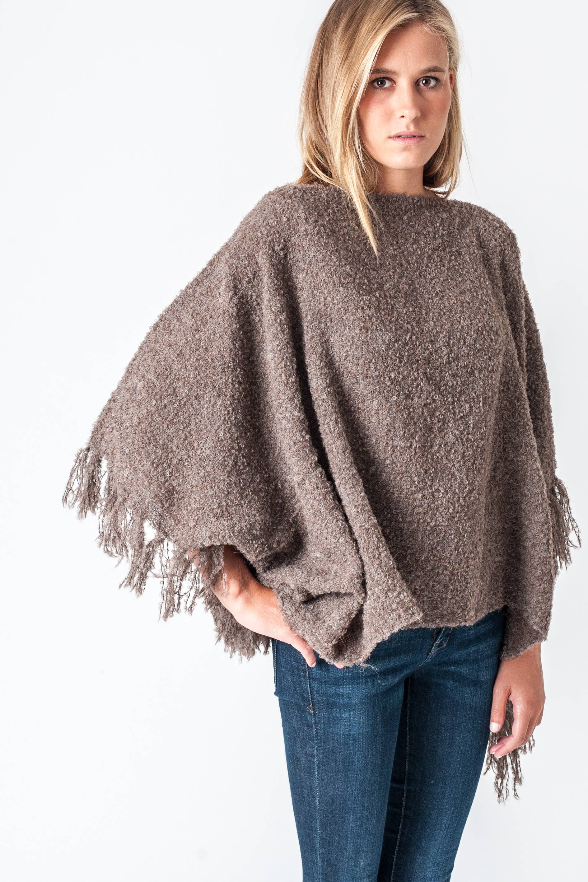 Be ALPACA - Wholesale Scarf - Women's - Bouclé Alpaca Scarf or Chall - VARIOUS COLORS11