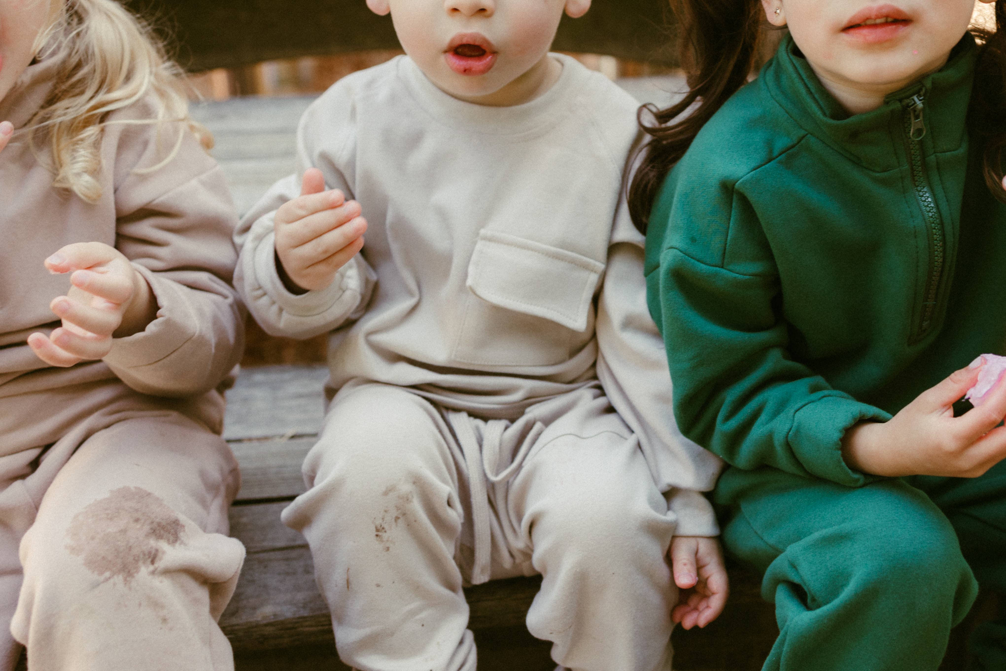 Raglan Playwear Set in Pale Grey for wholesale on Faire11