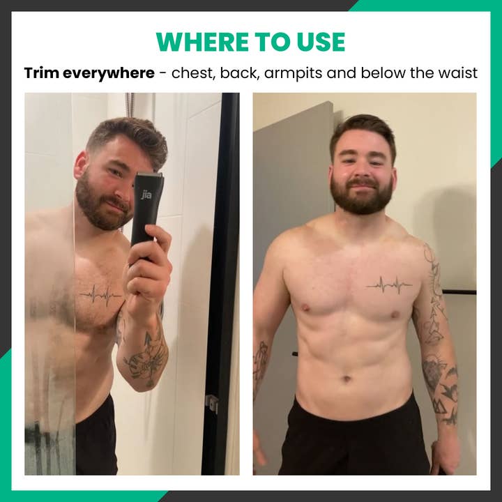 jia Personal Care - Wholesale Electric Shaver - Men's - Jia WGM BodyShaver 1.0 - Waterproof Electric Trimmer7