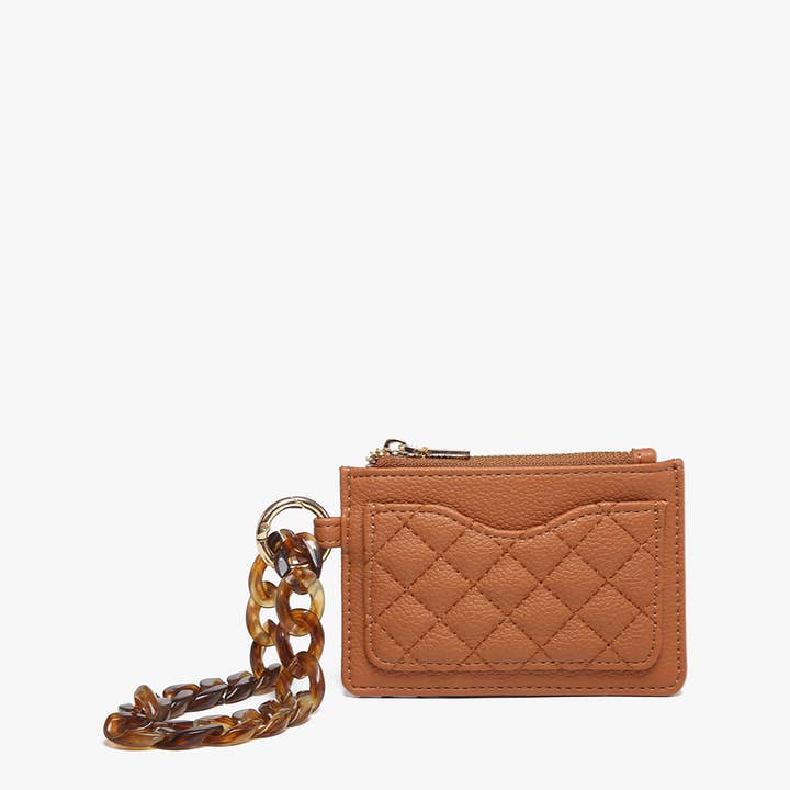 Jen & Co. - Wholesale Wallet - Women's - WL2368 Rhodes Quilted Wallet w/ Chain Bangle