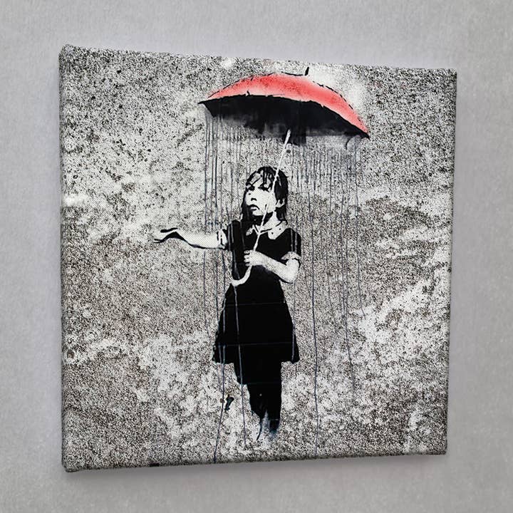 #00847 Stampa su tela Rain Street Art per la vendita all'ingrosso da parte di Eicie