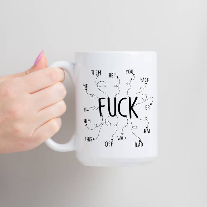 Tazza in Ceramica F*ck - Lavabile in Lavastoviglie per la vendita all'ingrosso da parte di Handsome Sam's