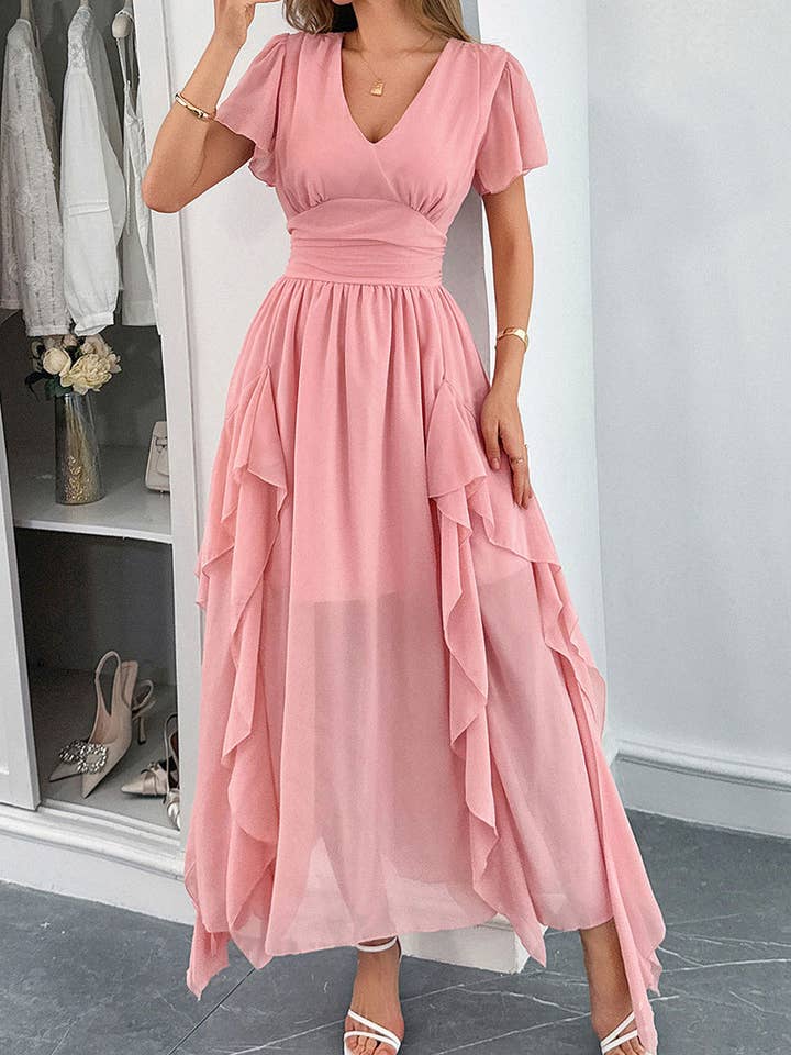 Robe longue à taille corset pour la vente par Aria Romance