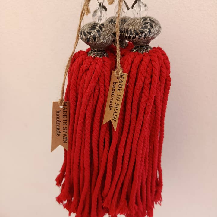 Red Earth Collection Red Threads Tierra Colorada - Decorative Boho Tassel for Curtains, Doors for wholesale on Faire5