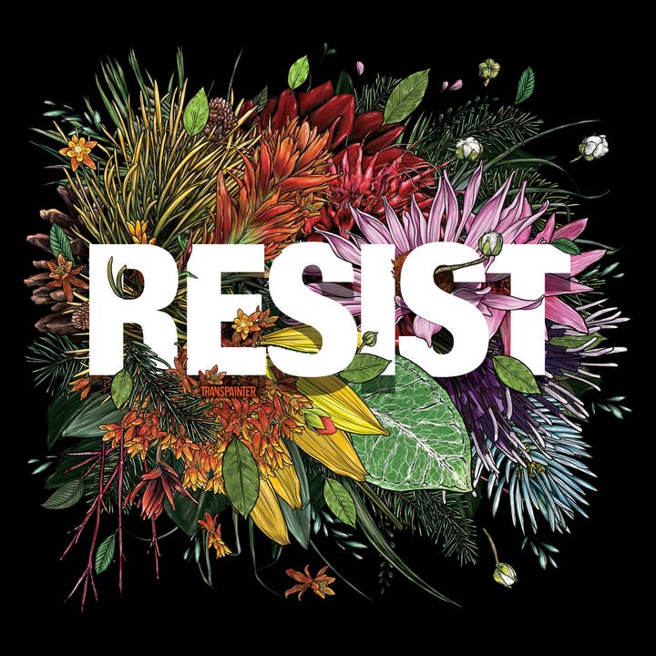 Transpainter - Wholesale Screen Printed T-Shirt - Unisex - RESIST TeeShirt | Resist TShirts | No Kings Protest Apparel | Resist Facism16