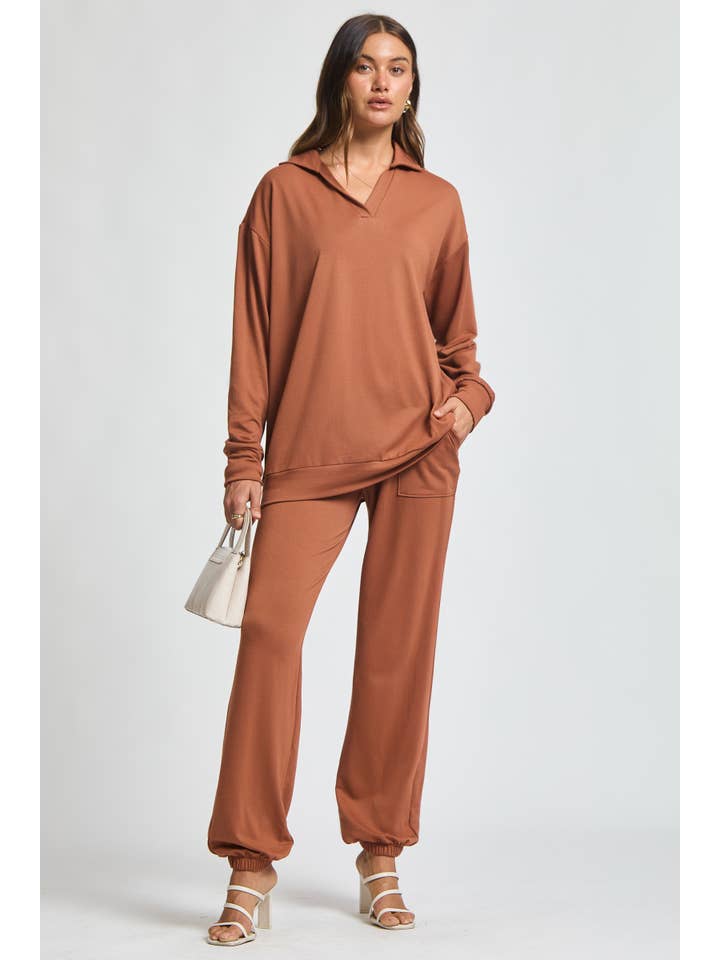 Dear Scarlett - Wholesale Lounge Set - Women's - 2-Piece French Terry Set TRVSET-WEEKEND1