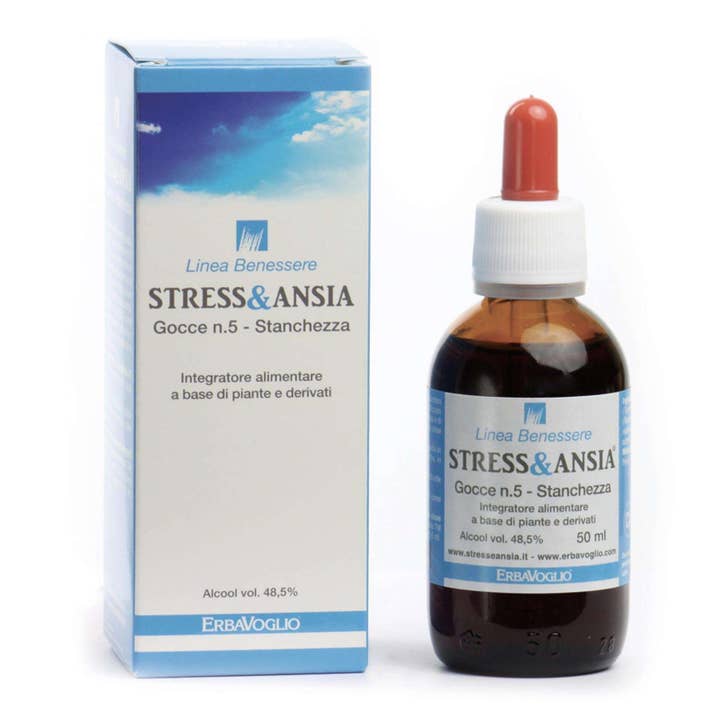 Erbavoglio – wholesale Oral supplement/vitamin – Stress & Anxiety - Drops No. 5 - Tiredness