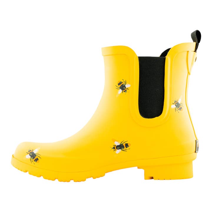 ROMA BOOTS - Wholesale Chelsea Boots - Women's - CHELSEA YELLOW BEES WOMEN'S RAIN BOOTS
