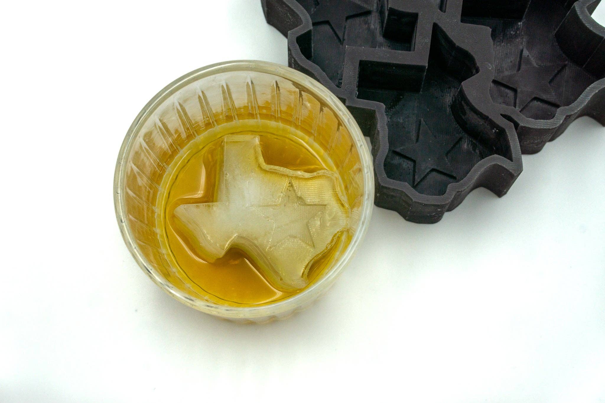 Siligrams - Wholesale Ice Tray/Mold - Texas State and Star Whiskey Ice Cube Tray1
