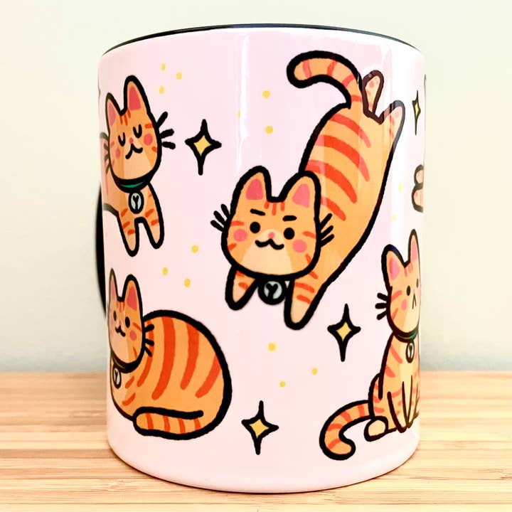 Ginger Cat 11oz Mug (Copy) for wholesale by Ellen Stubbings Illustration