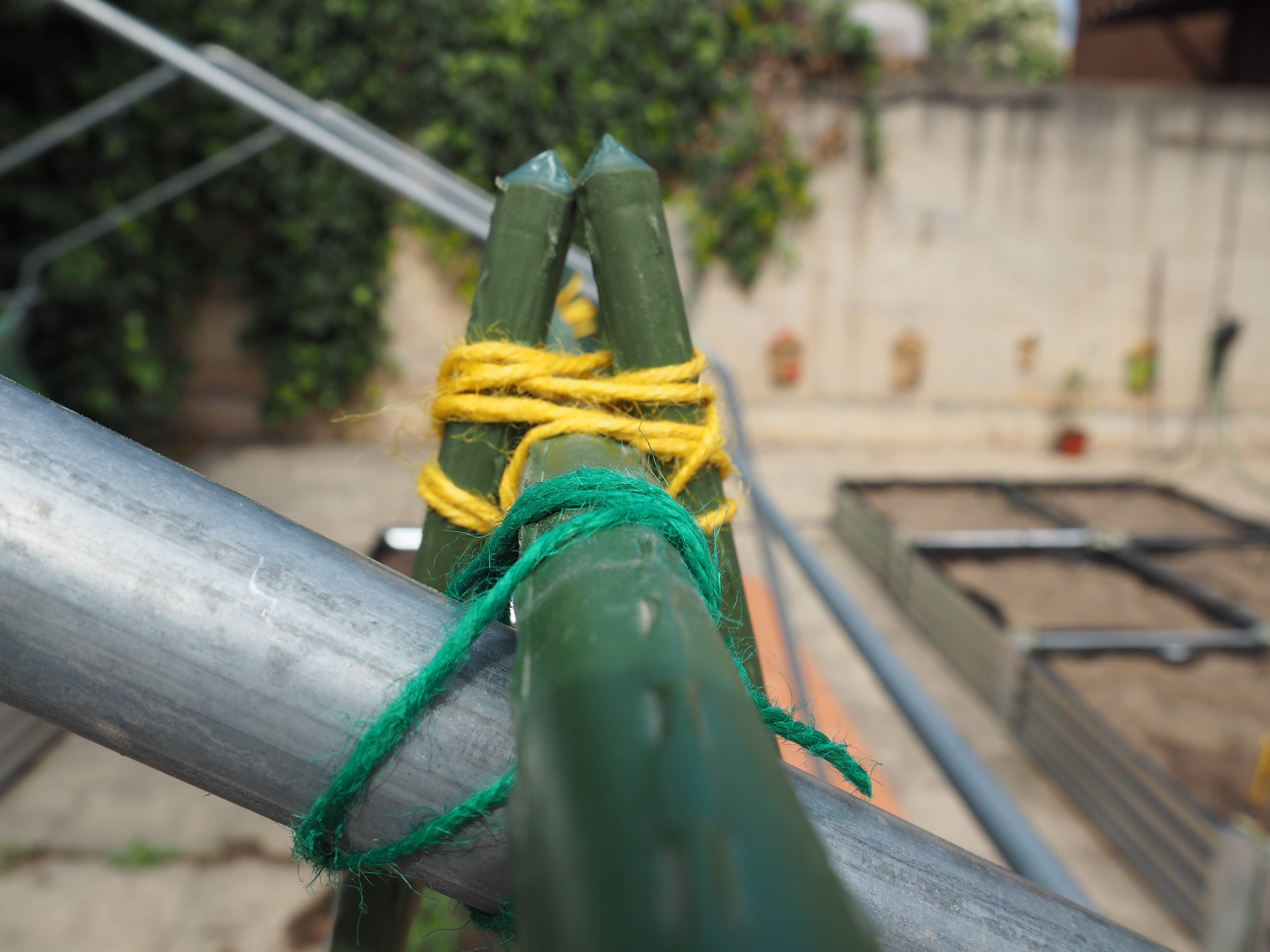 JARDIN Y NATURA OUTDOOR & GARDEN PRODUCTS SL – Engroshandel Haveværktøj – Gul jute reb 50 meter - YUTIE GUL5