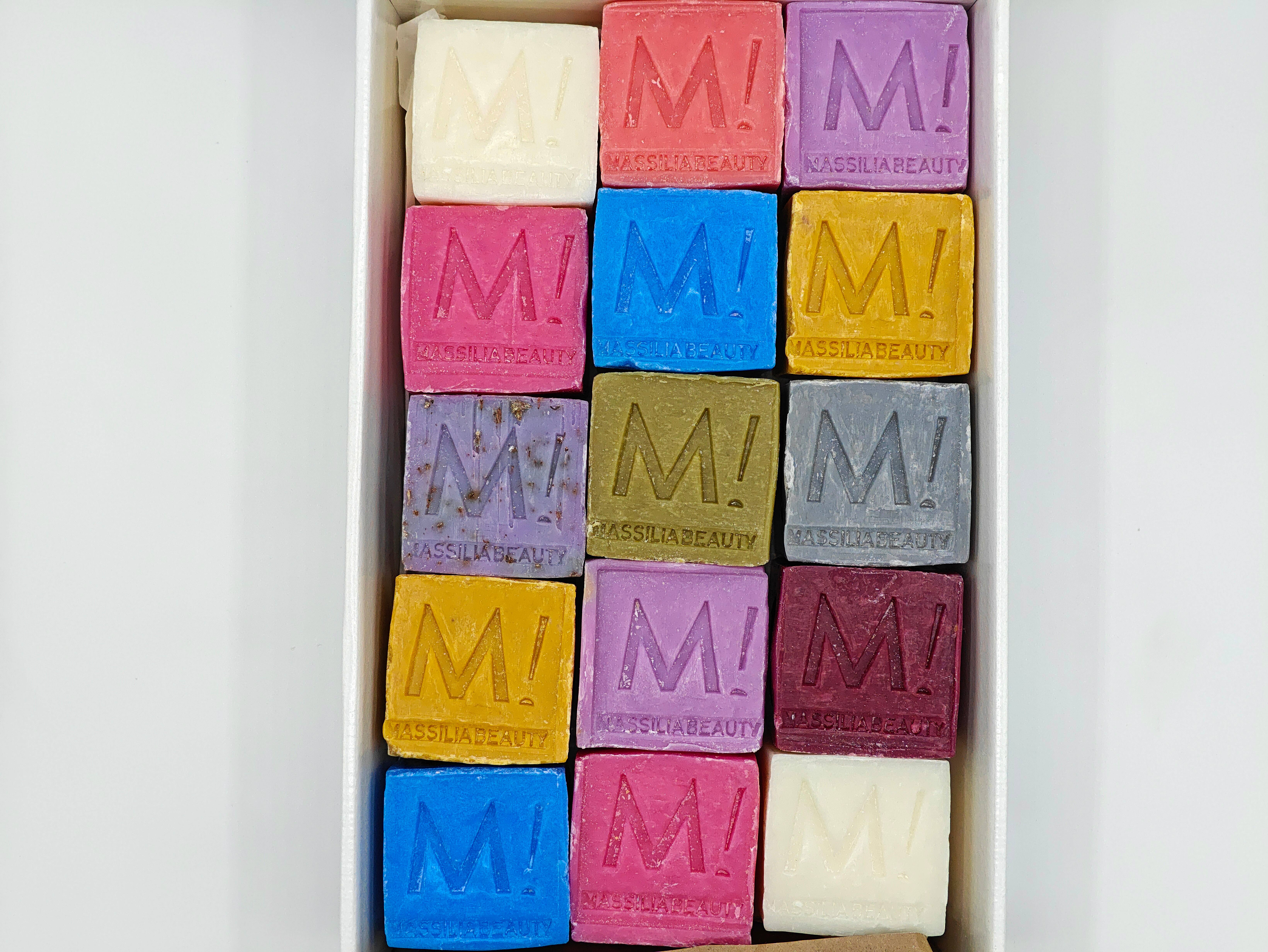 La Belle France - Wholesale Bar Soap - Marseille Cube Soaps Assorted Scents Natural and Pretty 150g11