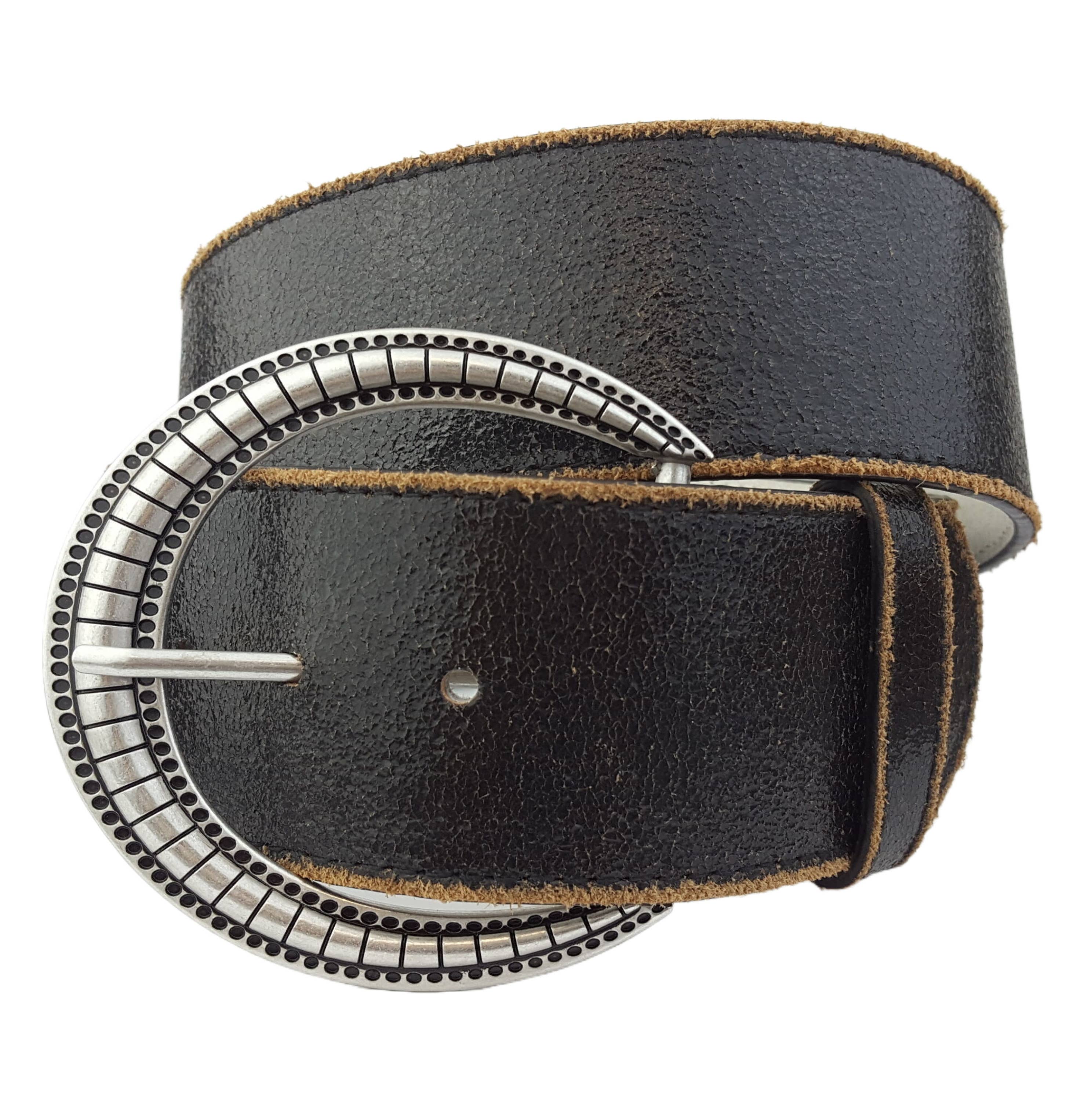 Axesoria West - Wholesale Belt - Women's - Wide Vintage Distressed Leather Belt1