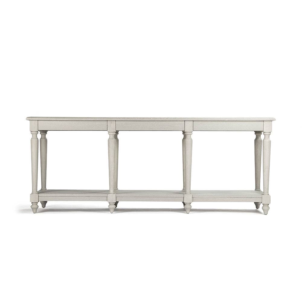 Zentique Inc. - Wholesale Console Table - Alsace Console Table - Distressed White Finish1
