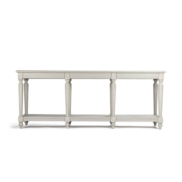 Zentique Inc. - Wholesale Console Table - Alsace Console Table - Distressed White Finish1