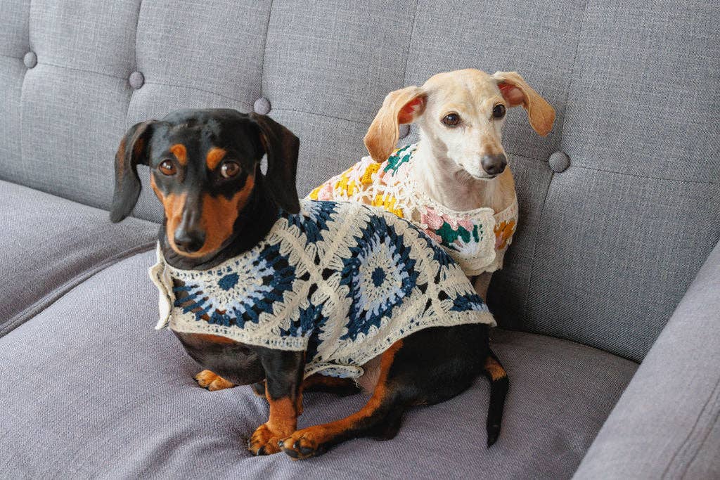 Both Tails - Wholesale Pet Shirt - Dog - Bubblegum Crochet Dog Top3