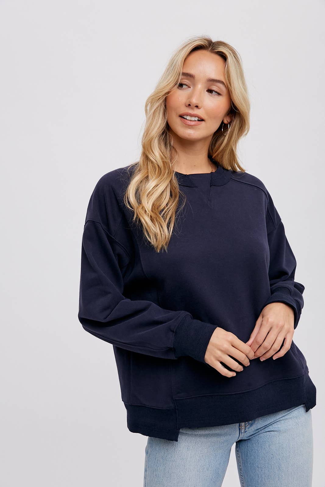 Bluivy - Wholesale Sweatshirt - Women's - BOXY SWEATSHIRT1