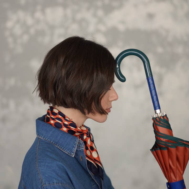 Ezpeleta – Engroshandel Paraply - Dame – EZPELETA Glat Auto Paraply med designdetaljer9