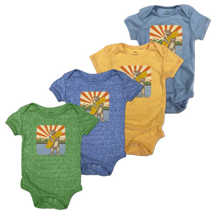 Mountain Bear Onesie for wholesale by SF Mercantile