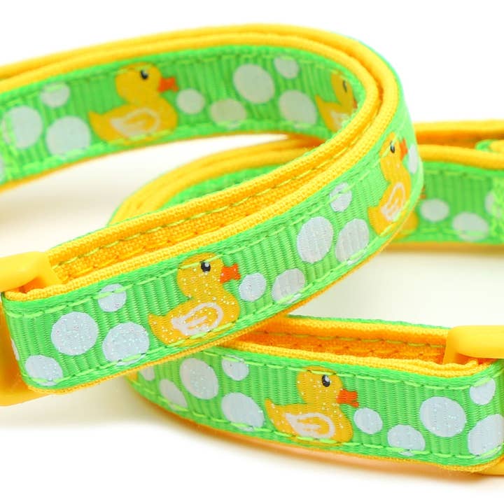 From Pugs to Persians Pet Accessories, LLC - Wholesale Pet collar – Cat - Rubber Duckies Breakaway Cat Collar22