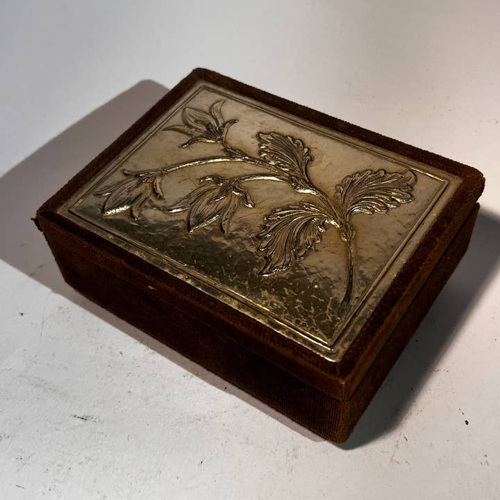 Caixa de Veludo com Tampa Prateada por atacado de DADA Novecento