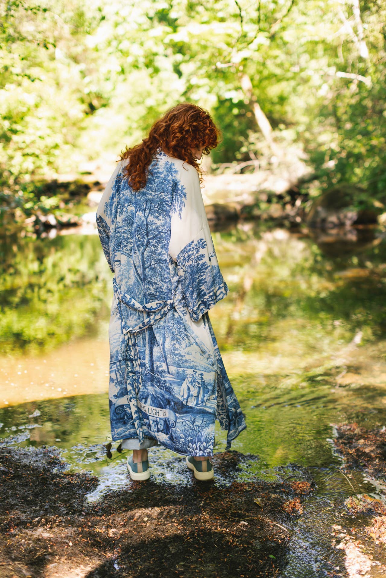 Market of Stars (Worldwide) - Wholesale Kimono - Women's - Let The Light In Opera Duster Kimono Robe w/ Delft8