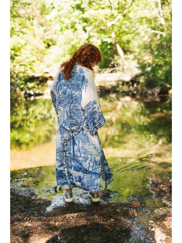 Market of Stars (Worldwide) - Wholesale Kimono - Women's - Let The Light In Opera Duster Kimono Robe w/ Delft8