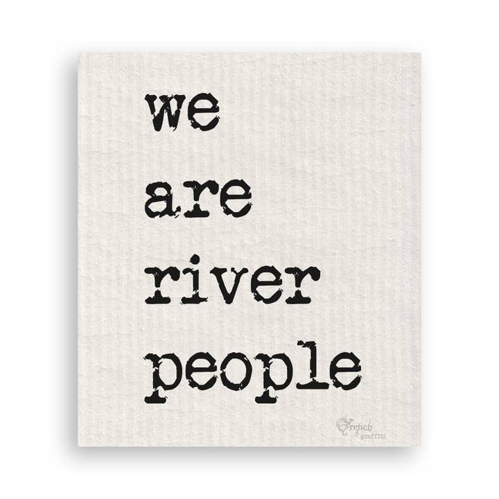 French Graffiti - Wholesale Tea Towel - We Are River People16