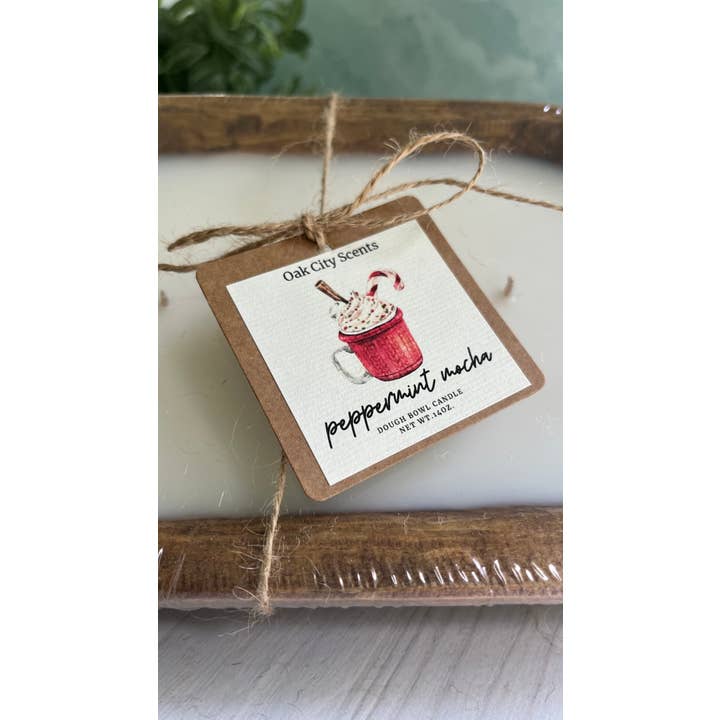 Oak City Scents - Wholesale Jar/Filled Candle - Dough Bowl Candle 14 oz. Ready to Gift 26