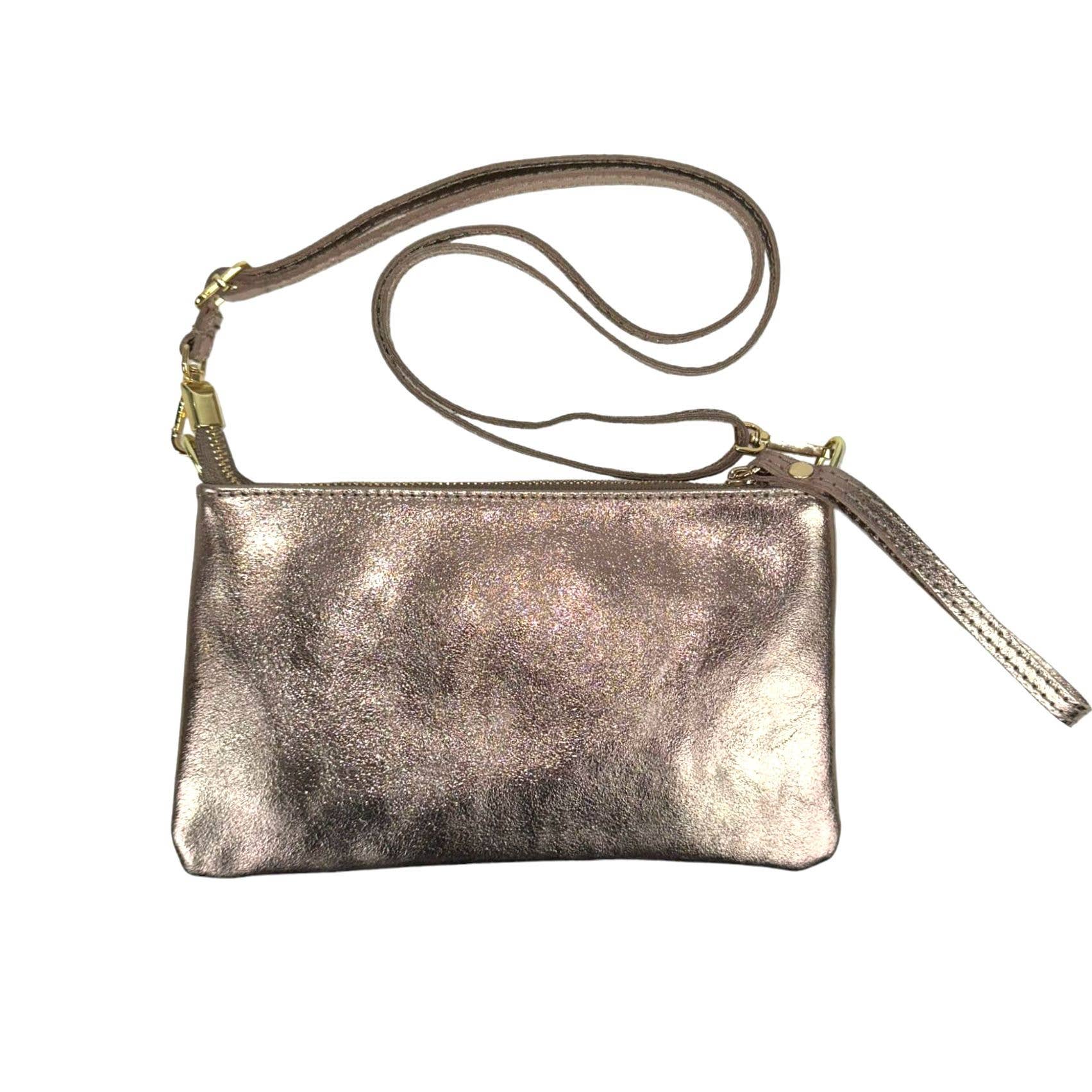 Chenson & Gorett - Wholesale Crossbody Bag - Women's - Women's Compact Leather Bag with Shiny Effect. Verano11