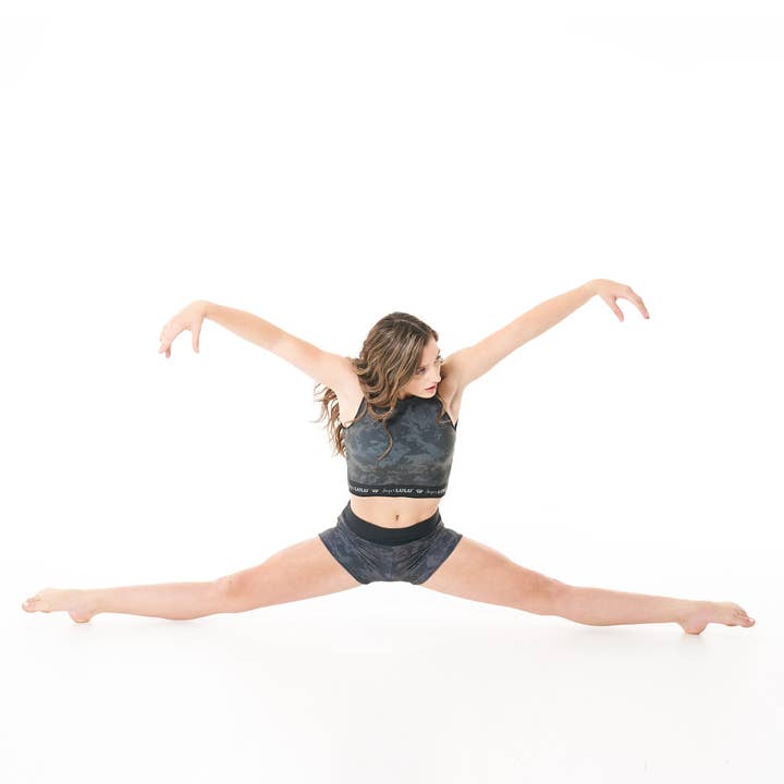 Sort Camo Shorts for engroshandel hos Sugar Lulu