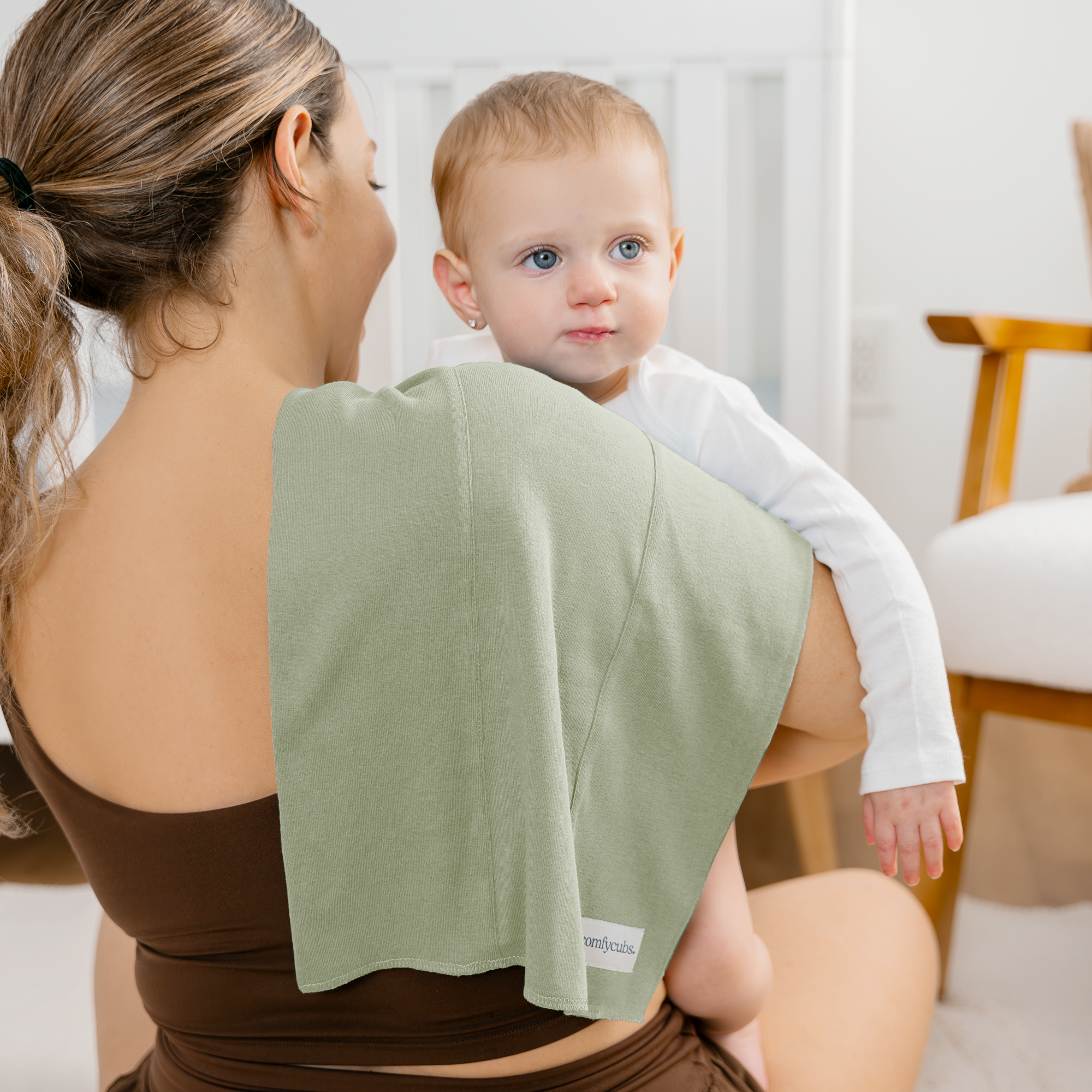 Comfy Cubs - Wholesale Burp Cloth - Baby - Baby Burp Cloths Set, Large 6-Layer, 100% Cotton Comfy Cubs10