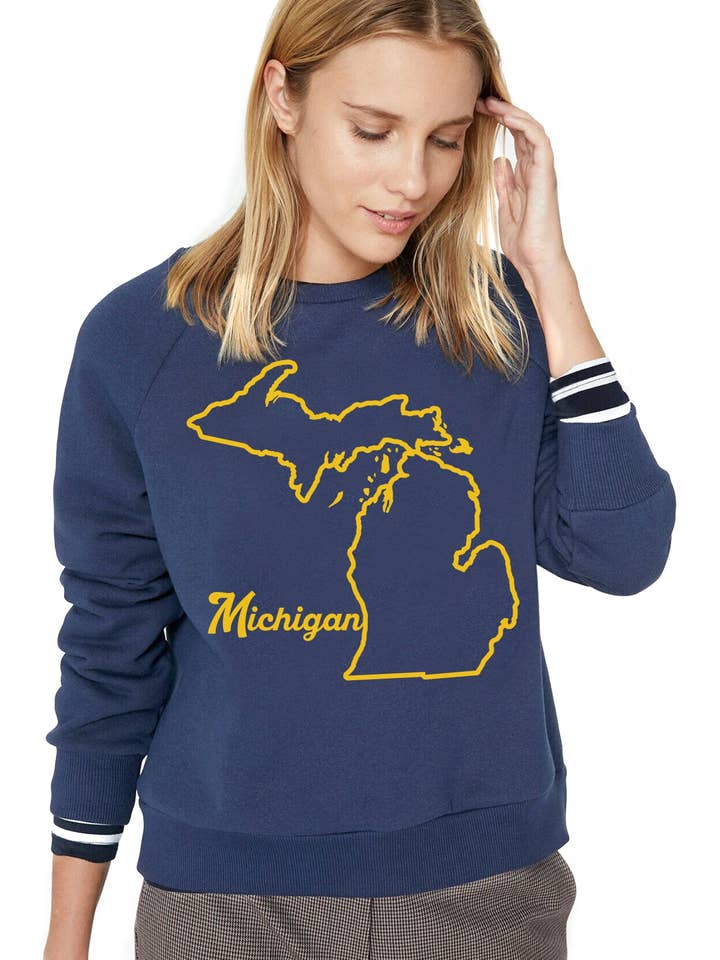 L'esprit MICHIGAN CREW pour la vente par RUST + DUST