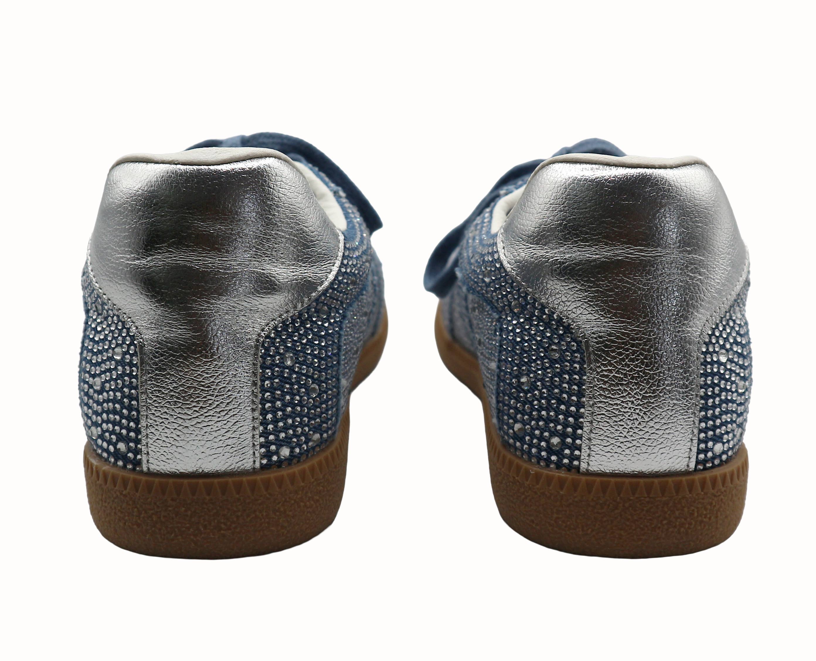 LAV-iSH/AIDANGUS PTY LTD - Wholesale Lifestyle trainers – Women′s - Denim Bedazzle Velvet Sneaker7