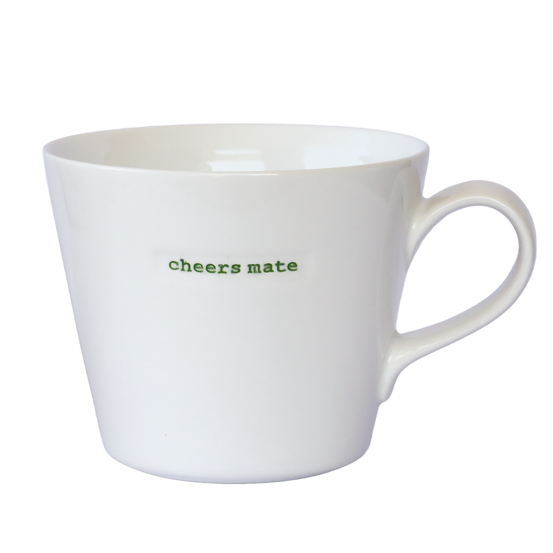 D & A Home Australia Pty Ltd - Wholesale Coffee mug - Cheers Mate - 350ml Porcelain Mug - Keith Brymer Jones0