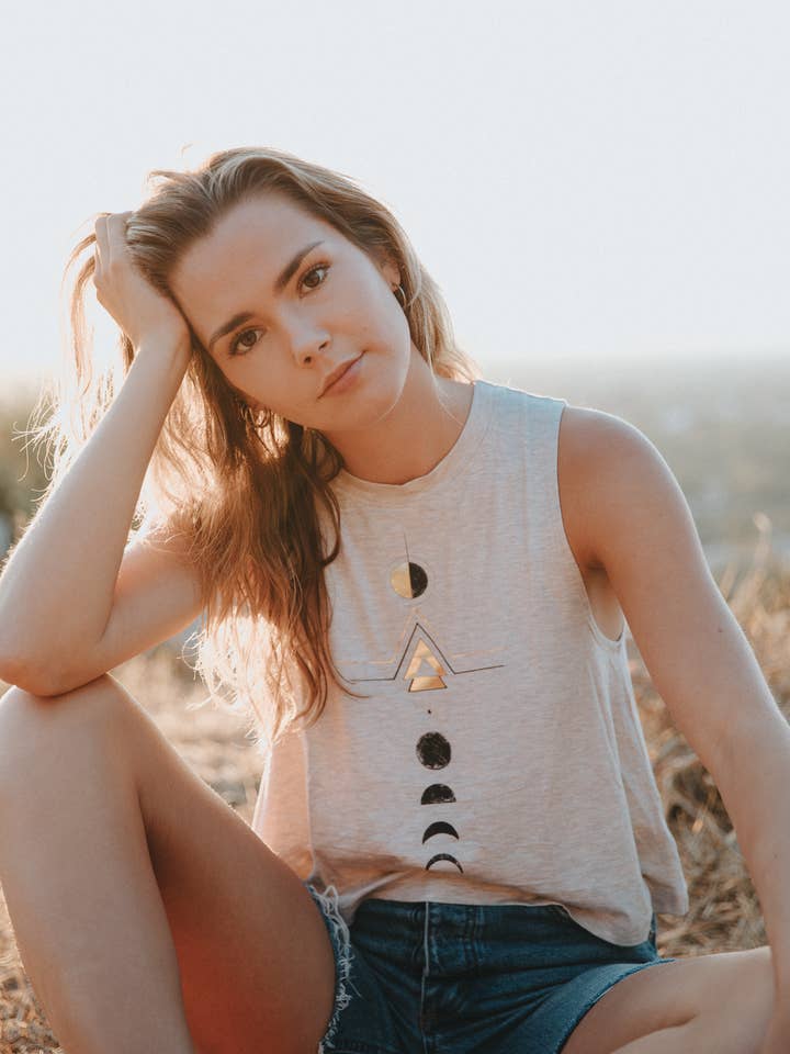 Daybreak Croptank - Oatmeal for wholesale by NEOCLASSICS