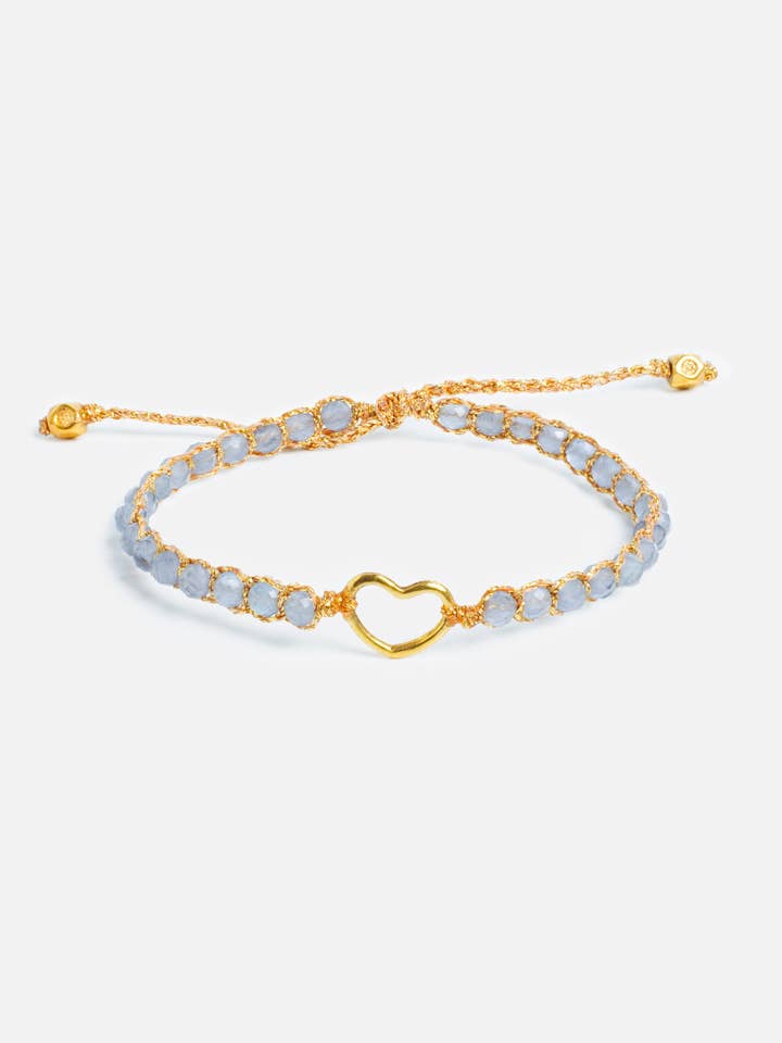 Bracelet en Cristal Lavande pour Enfants | Or pour la vente par Nusands