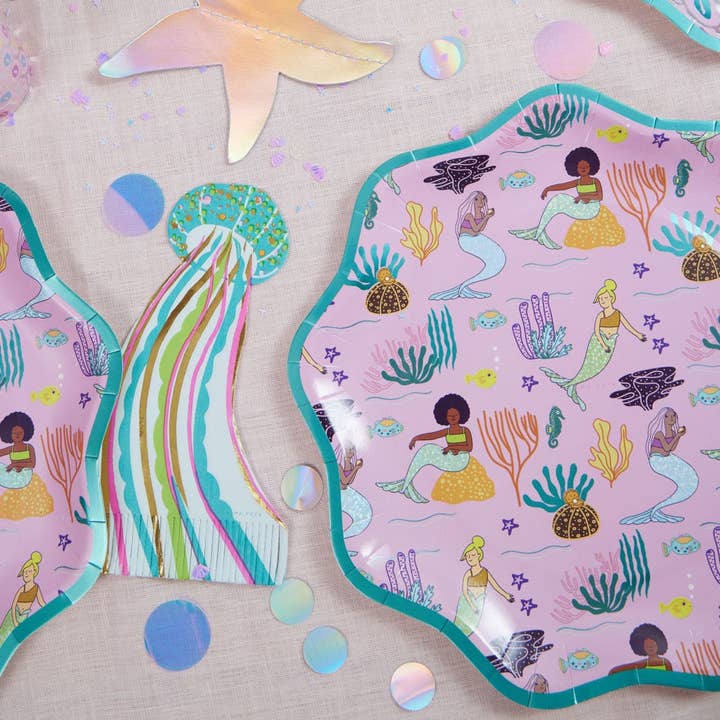 Ma Fête - Wholesale Disposable tableware pack - Mermaid Party Box4