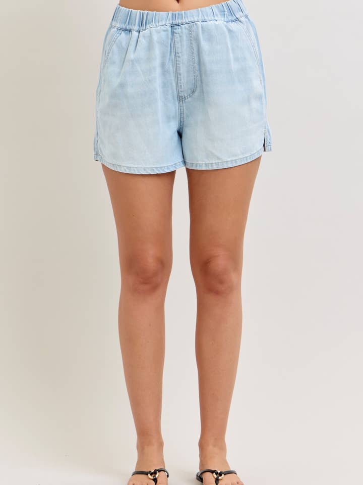 Boxer Poids Plume HW Court pour la vente par Judy Blue Jeans