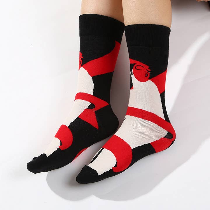 AUTUMN AND WINTER SERIES CASUAL MIDDLE TUBE SOCKS_CWMS1022 for wholesale by ACCITY