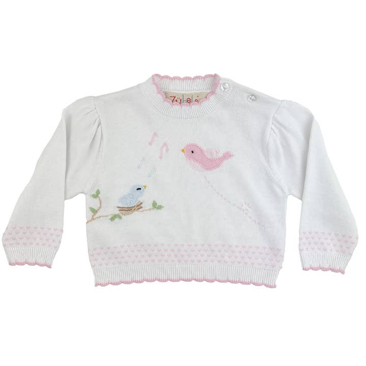 Petit Ami & Zubels - Wholesale Knit Sweater - Baby - Bird Lightweight Knit Sweater0