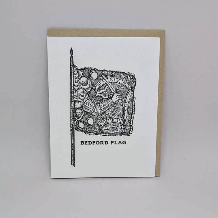 Big Wheel Press - Wholesale Everyday Greeting Card - Bedford Flag