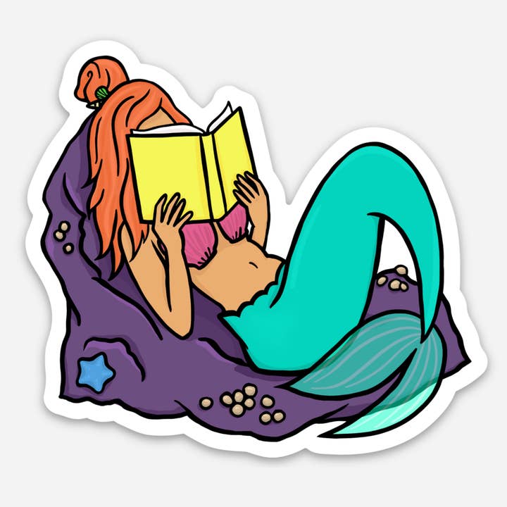 Meerjungfrau-Aufkleber lesen für den Großhandel von Quikwit Stickers