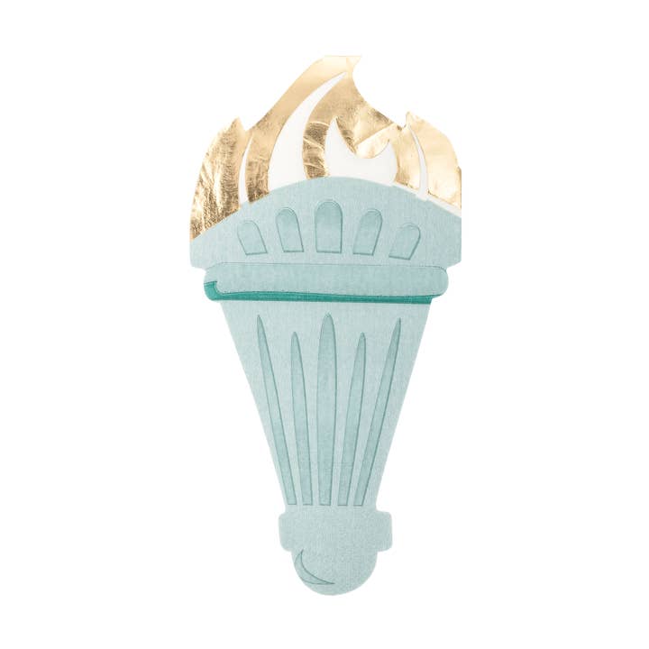 LAD1039 - Tovagliolo da tavola in carta a forma di Lady Liberty per la vendita all'ingrosso da parte di My Mind’s Eye