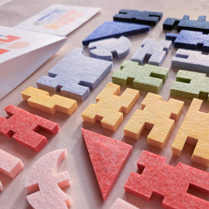 Lowercase Toys - Wholesale Blocks - Kids Baby - Interlocking Blocks - Odds + Ends Set4